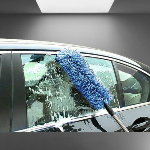 클린카 차량용 길이조절 먼지털이개(블루)
