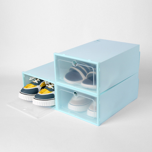 슈박스 신발정리함 3p세트(소) (블루) 슈박스