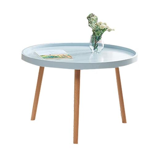 거실 원형 미니 테이블 (71.5cm) (블루)