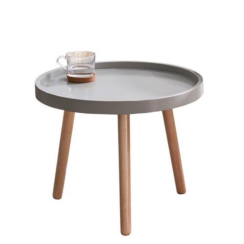 거실 원형 미니 테이블 (50cm) (그레이)