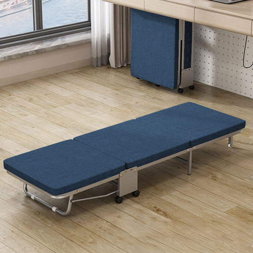 공간활용 접이식 침대(60cm)(블루)