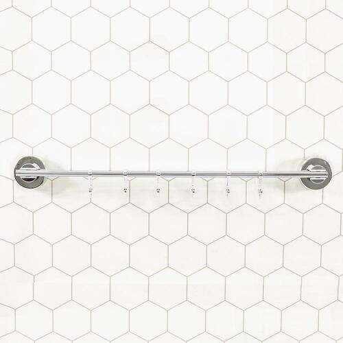 흡착식 주방 욕실 후크 걸이대(61.5cm)