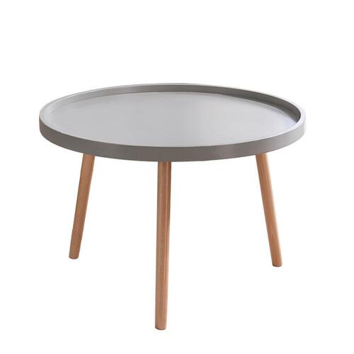 거실 원형 미니 테이블 (71.5cm) (그레이)
