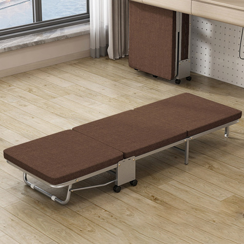 공간활용 접이식 침대(60cm)(브라운)