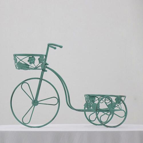 인테리어 자전거 모형 화분 바구니 (D) (그린)