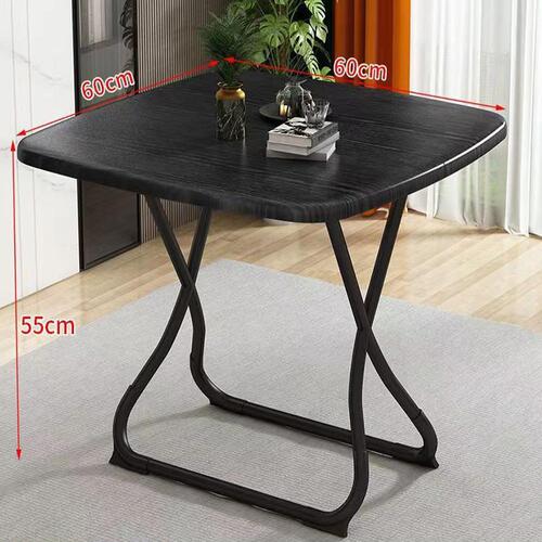 네모 접이식 테이블 60cm(블랙)