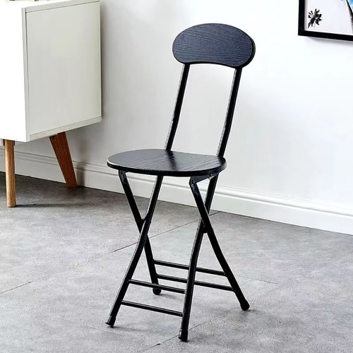 미니 접이식 의자 2p세트(블랙)