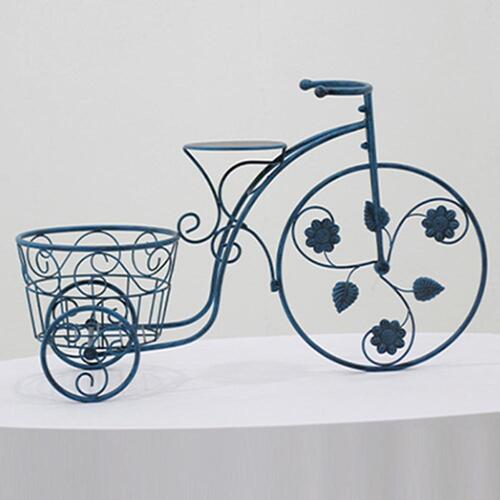 인테리어 자전거 모형 화분 바구니 (E) (블루)