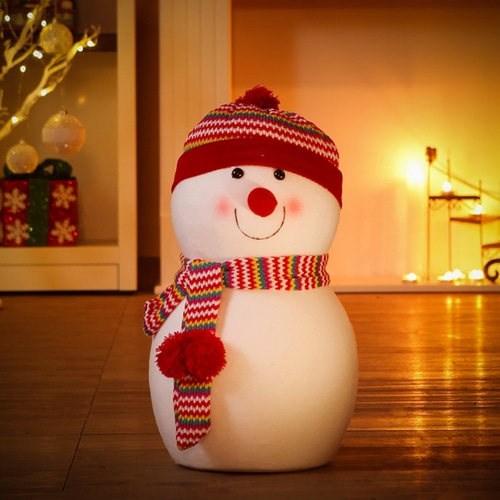 패밀리 눈사람 인형 겨울인테리어소품 크리스마스장식