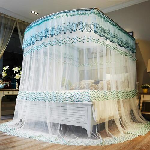 데이스윗 캐노피 침대 모기장(150x200cm) (그린)
